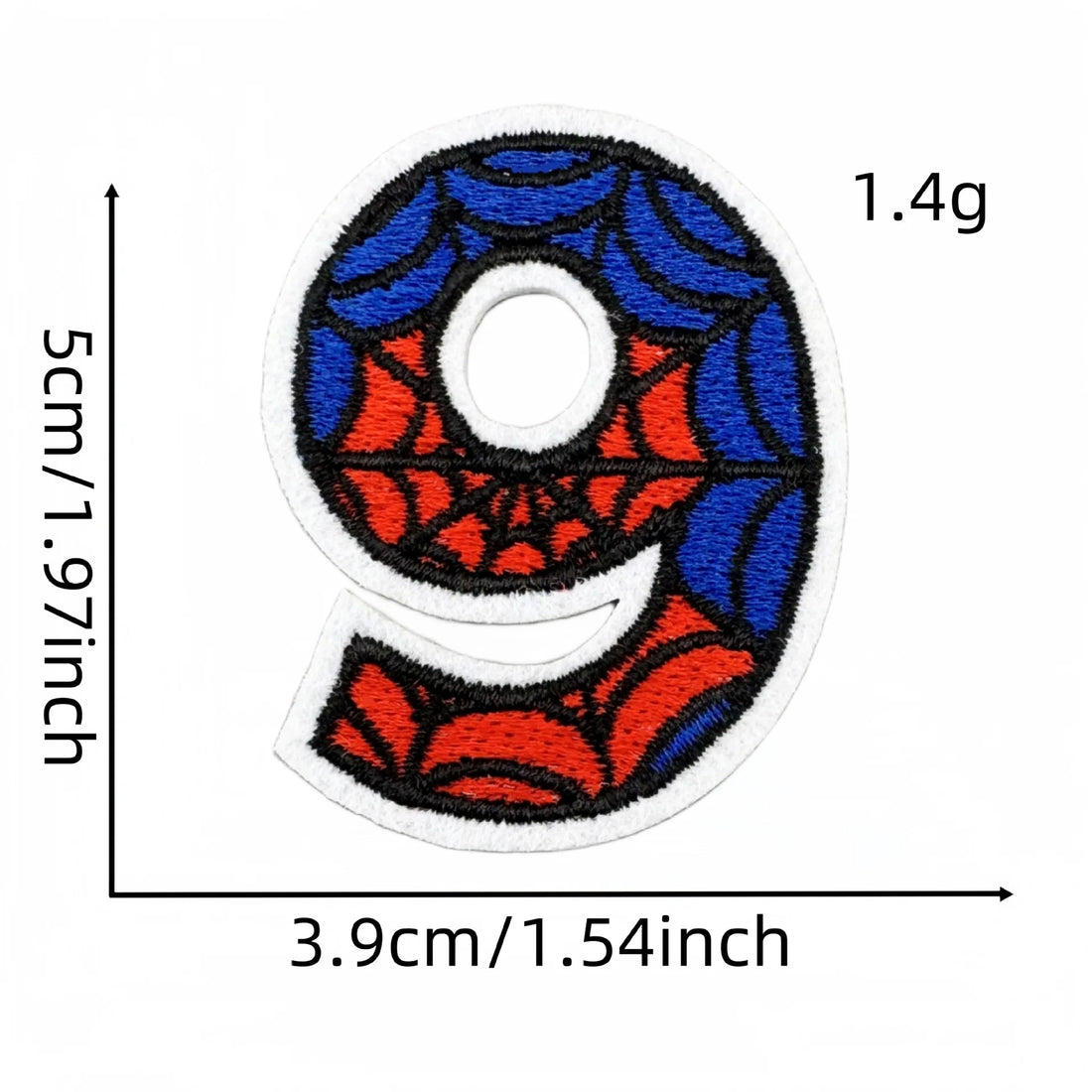 Spider-Man Number 'Nine' Embroidered Patch