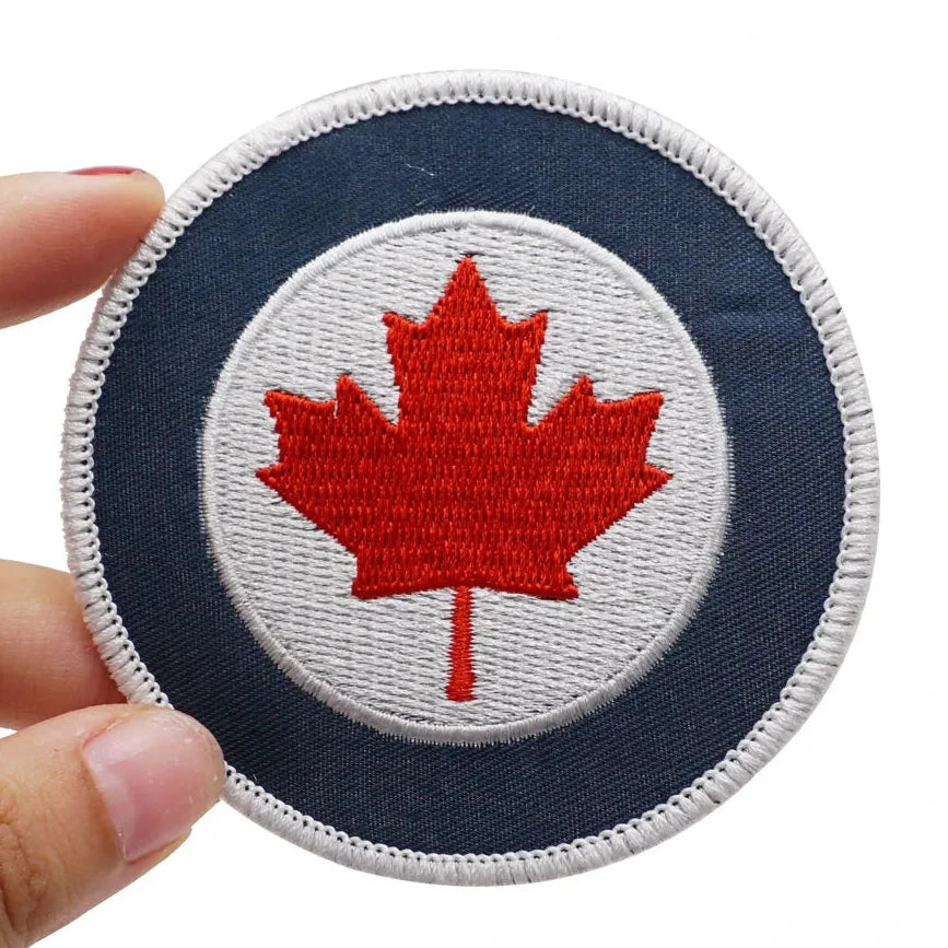Emblem 'Royal Canadian Air Force Roundel' Embroidered Velcro Patch