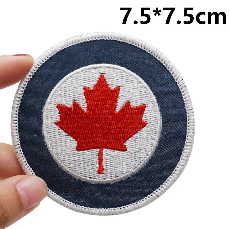 Emblem 'Royal Canadian Air Force Roundel' Embroidered Patch