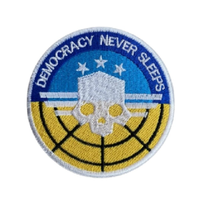 Helldivers 'Democracy Never Sleeps' Embroidered Velcro Patch