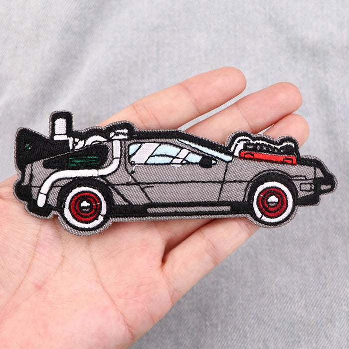 Back to the Future 'DeLorean Time Machine Car' Embroidered Patch
