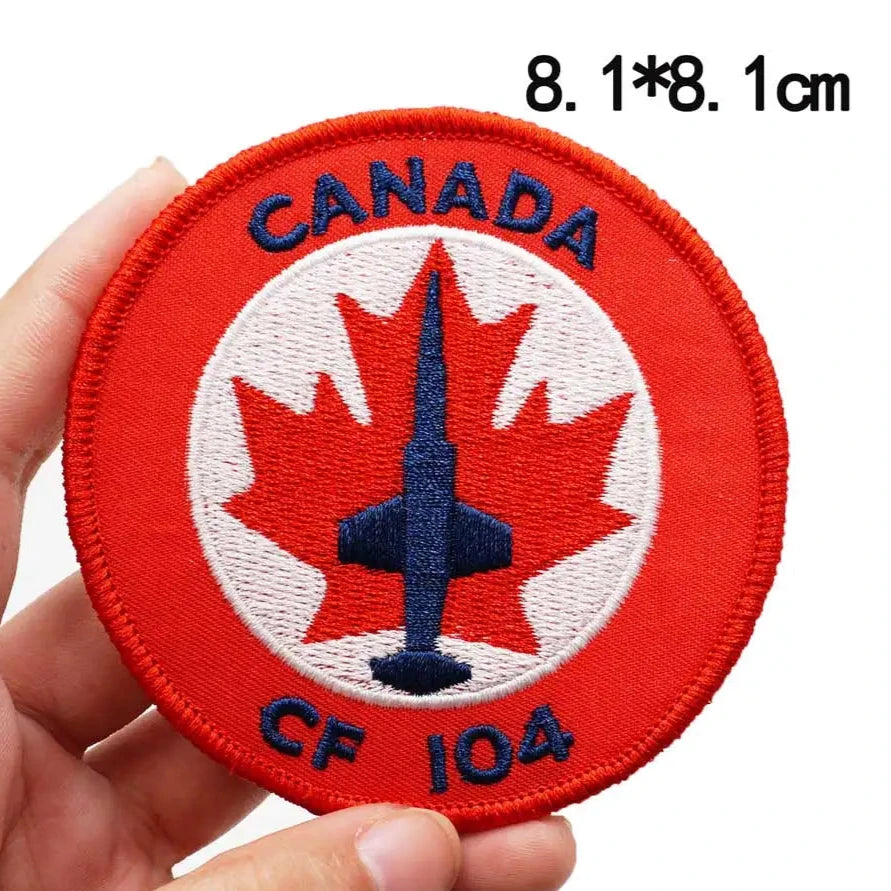Emblem 'Canada CF 104 Crest' Embroidered Patch