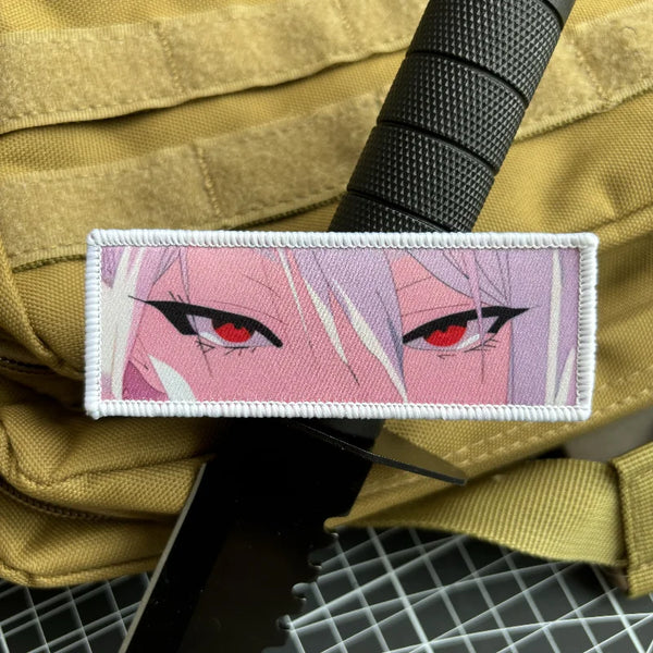 Chainsaw Man 'Power | Fierce Eyes' Embroidered Velcro Patch