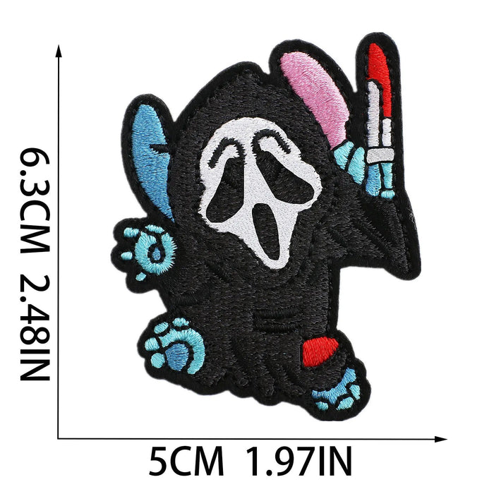 Stitch x Ghostface Embroidered Patch
