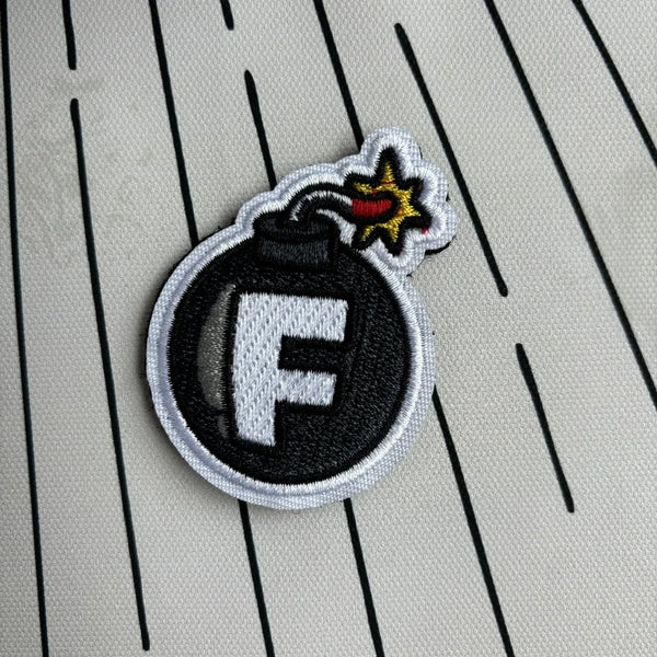 Funny 'F Bomb' Embroidered Velcro Patch