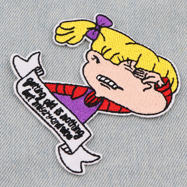 Rugrats ‘Angelica | Getting Old Is Nothing But Misery and Woe’ Embroidered Patch