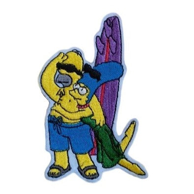 Springfield 'Homer And Marge | Looking' Embroidered Patch