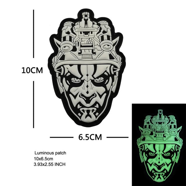 Empire and Rebellion 'Luminous | Darth Maul Tactical ' PVC Rubber Velcro Patch