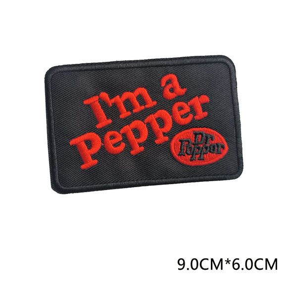 Cool 'I'm A Pepper 1.0' Embroidered Patch