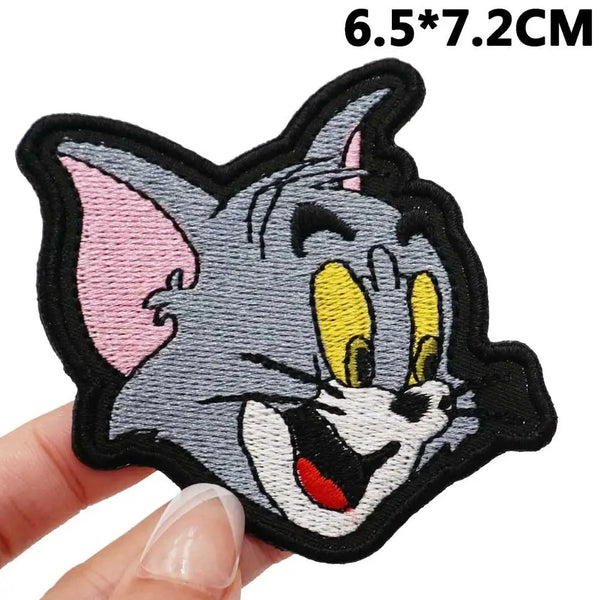 Tom and Jerry 'Tom | Head' Embroidered Patch