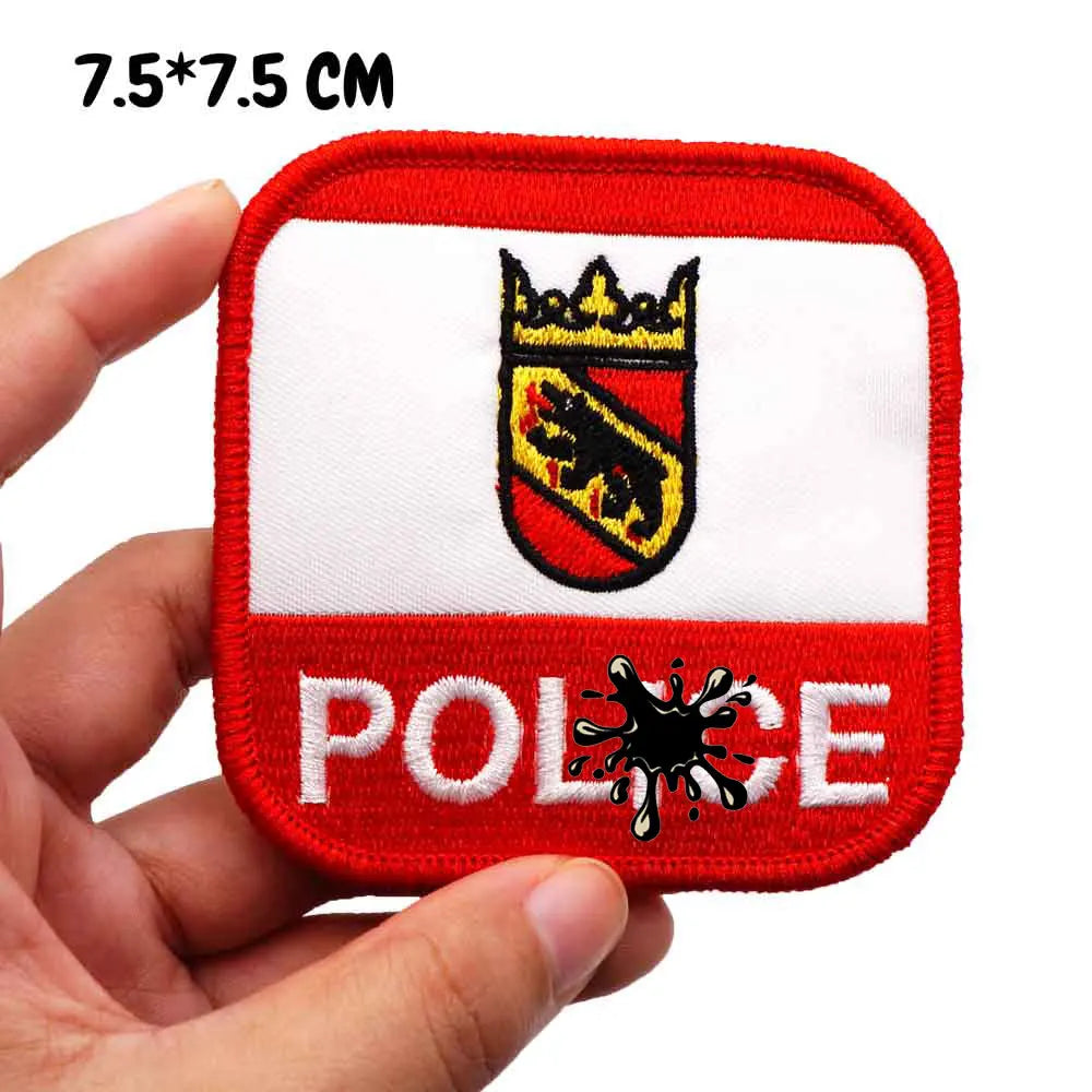 Emblem 'Bern Police' Embroidered Patch