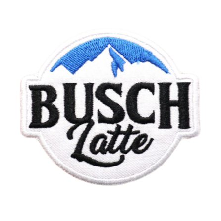 Busch Latte 'Logo' Embroidered Velcro Patch