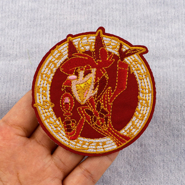 Hazbin Hotel 'Singing Alastor' Embroidered Patches