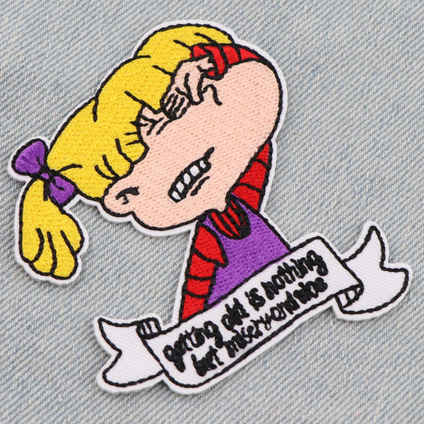 Rugrats ‘Angelica | Getting Old Is Nothing But Misery and Woe’ Embroidered Patch