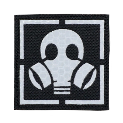 S.T.A.L.K.E.R 'Gas Mask | Reflective' Embroidered Velcro Patch