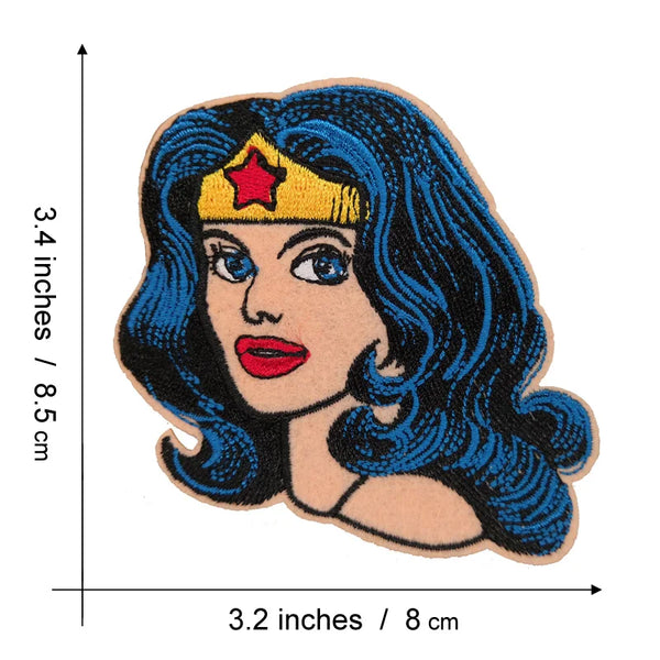 Wonder Woman 'Diana Prince | Face' Embroidered Patch