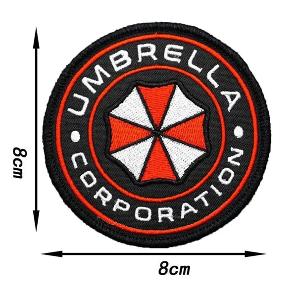 Resident Evil 'Umbrella Corporation | Round' Embroidered Velcro Patch