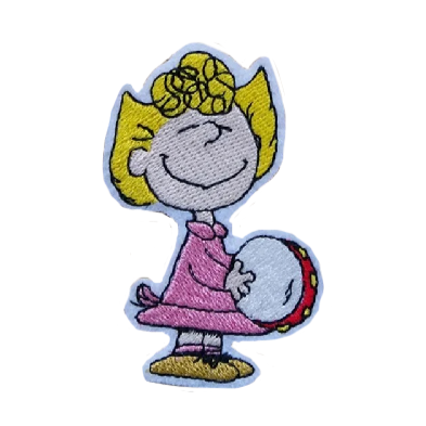 The Peanuts Movie 'Sally | Playing Tambourine' Embroidered Patch