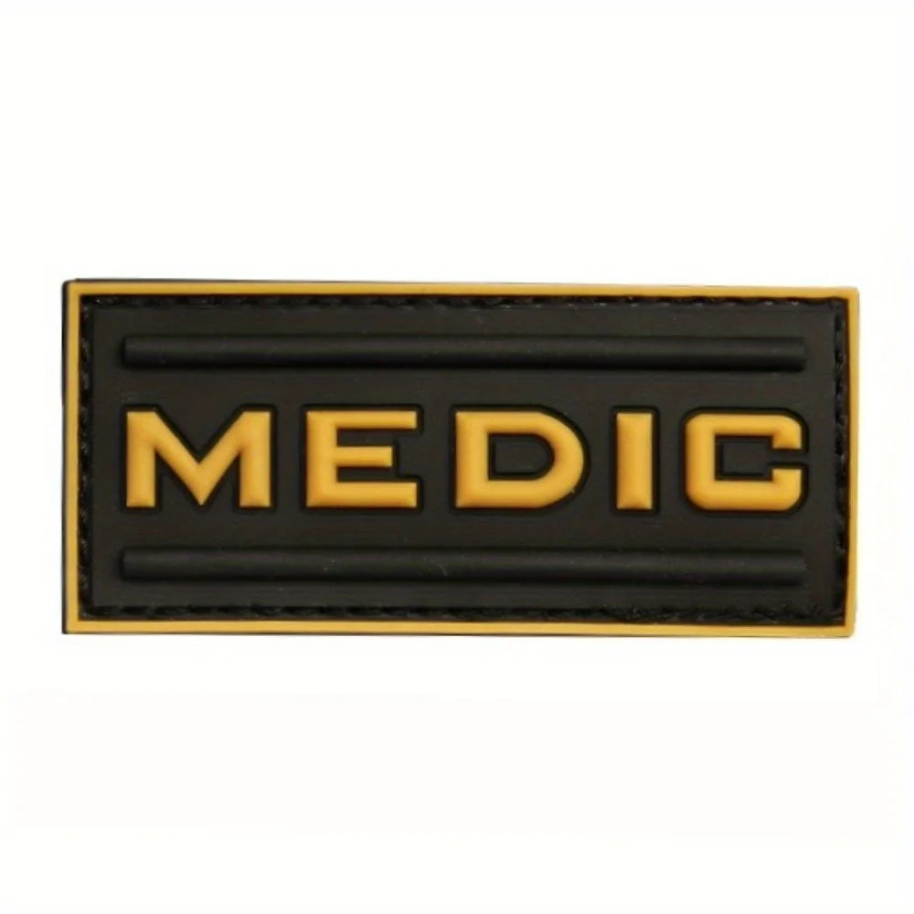 Medic PVC Rubber Velcro Patch