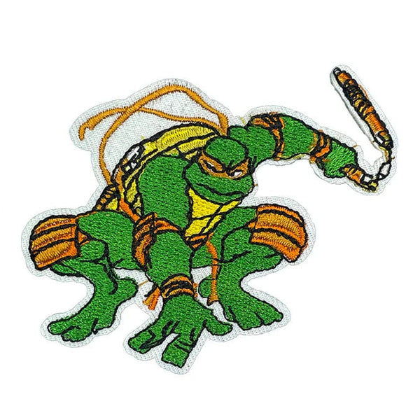 Teenage Mutant Ninja Turtles 'Michelangelo | Nunchaku Weapon' Embroidered Patch