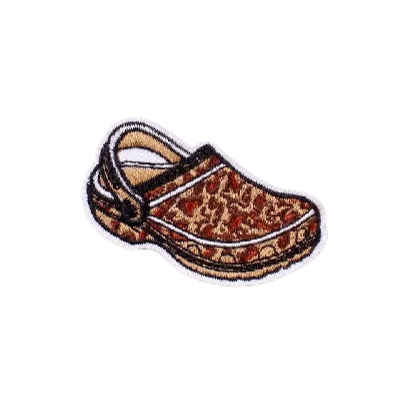 Cute 'Leopard Croc' Embroidered Patch