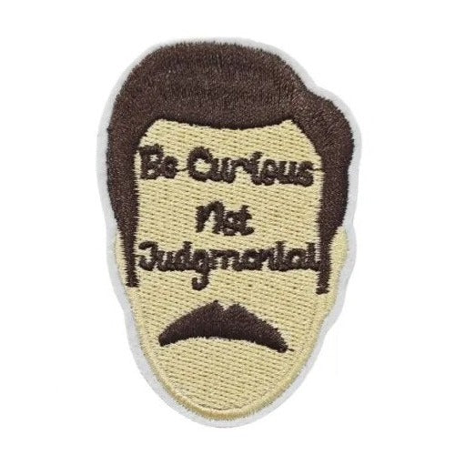 Ted Lasso 'Be Curious Not Judgmental' Embroidered Patch