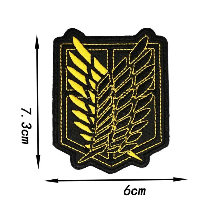 Attack on Titan 'Wings of Freedom | 1.0' Embroidered Velcro Patch