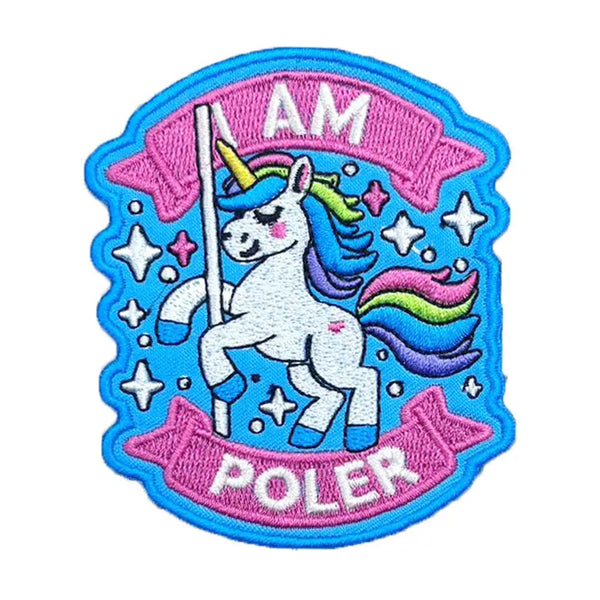 Unicorn 'I Am Poler' Embroidered Patch