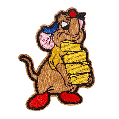 Glass Slipper ‘Gus | Stack of Cheese’ Embroidered Patch