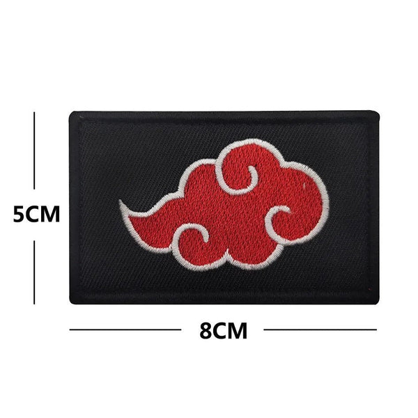 Shippuden 'Akatsuki Logo | 3.0' Embroidered Velcro Patch