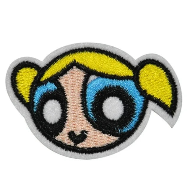 The Powerpuff Girls 'Bubbles | Head' Embroidered Patch – Little Patch Co