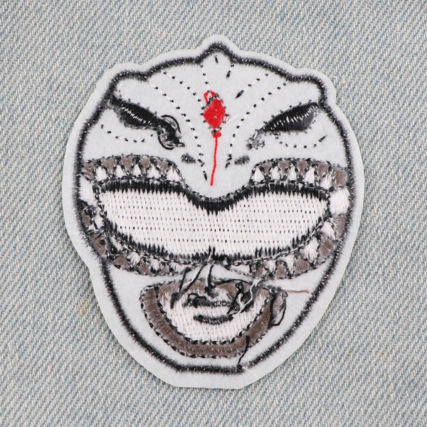 Mighty Morphin Power Rangers 'Green Ranger | Head' Embroidered Patch