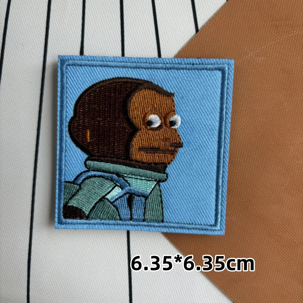 Monkey Embroidered Patches