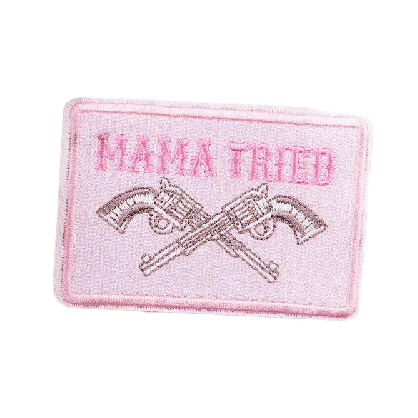 Cowboy Guns 'Mama Tried' Embroidered Patch