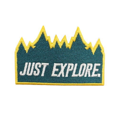 Travel 'Just Explore' Embroidered Patch