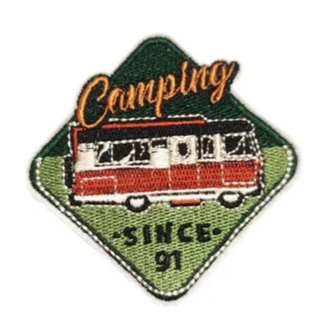 Travel 'Camping Since 91' Embroidered Patch