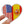 Load image into Gallery viewer, Heart Shaped Flag &#39;American x Spain&#39; Embroidered Velcro Patch
