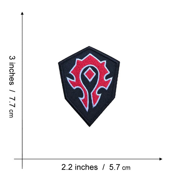 World of Warcraft 'Horde Symbol' Embroidered Patch