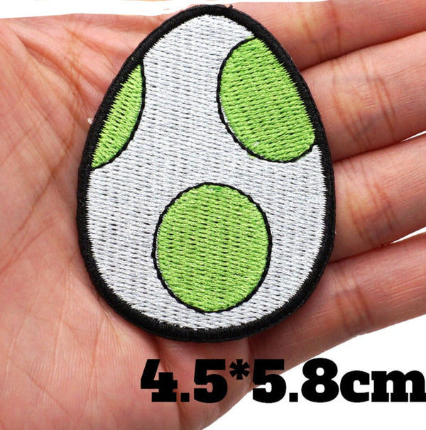 Mushroom Kingdom Bros. 'Yoshi's Egg' Embroidered Patch