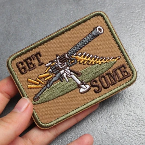 Sniper Rifle 'Get Some' Embroidered Velcro Patch