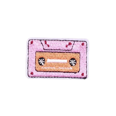 Cute 'Cassette Tape' Embroidered Patch