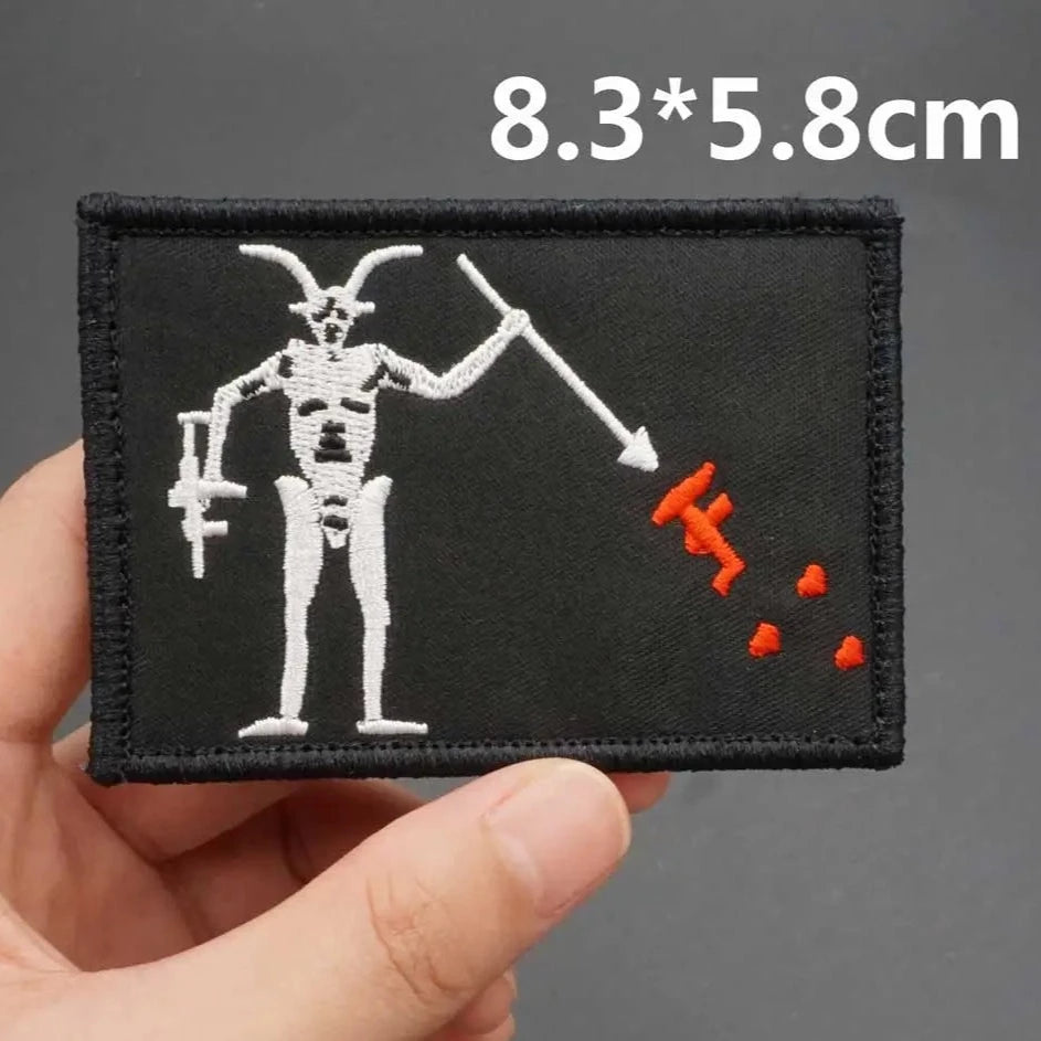 Blackbeard Flag 'Forward Observations | F Logo' Embroidered Patch