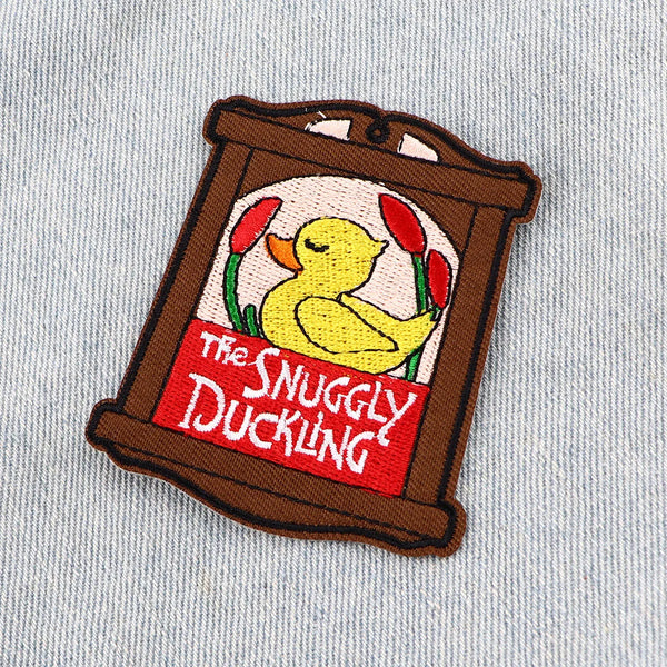 Tangled 'The Snuggly Duckling' Embroidered Patch