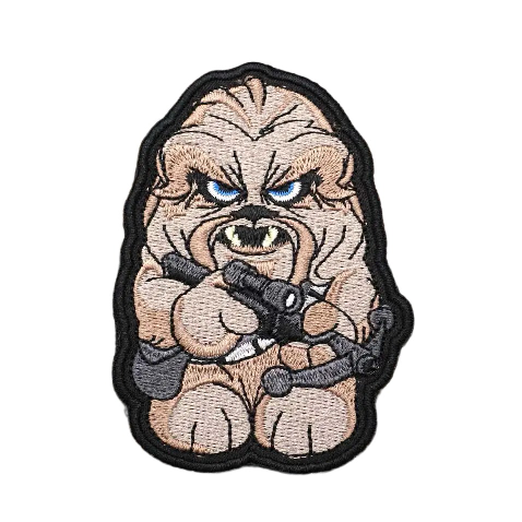 Star Wars 'Chibi Chewbacca' Embroidered Velcro Patch