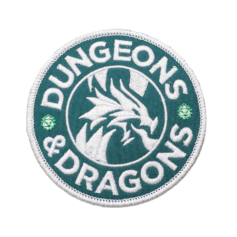 Dungeons & Dragons 'Logo | Round' Embroidered Velcro Patch