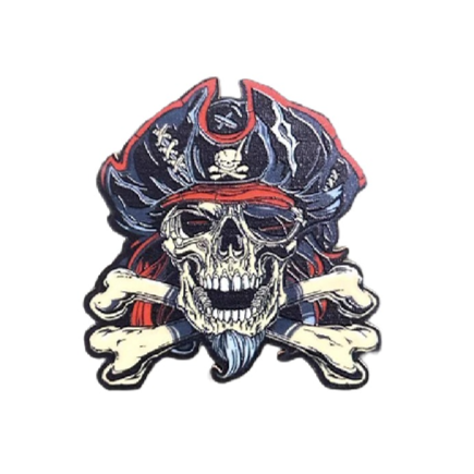 Captain Skull 'Luminous' PVC Rubber Velcro Patch