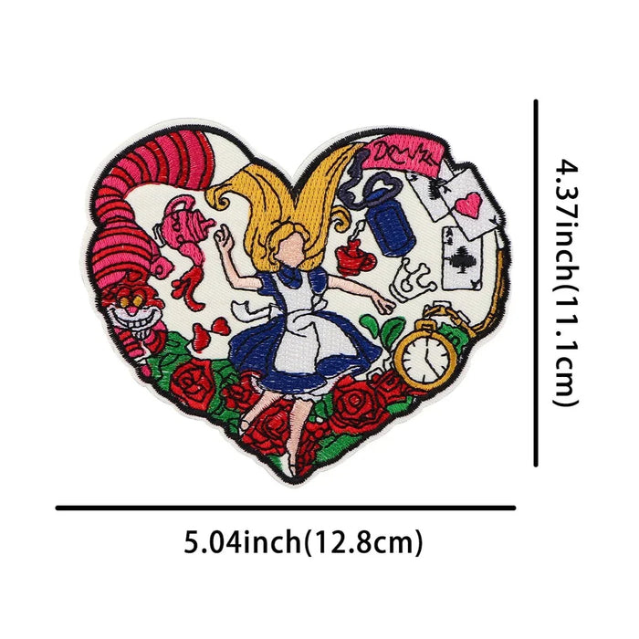 Down the Rabbit Hole 'Wonder Heart' Embroidered Patch