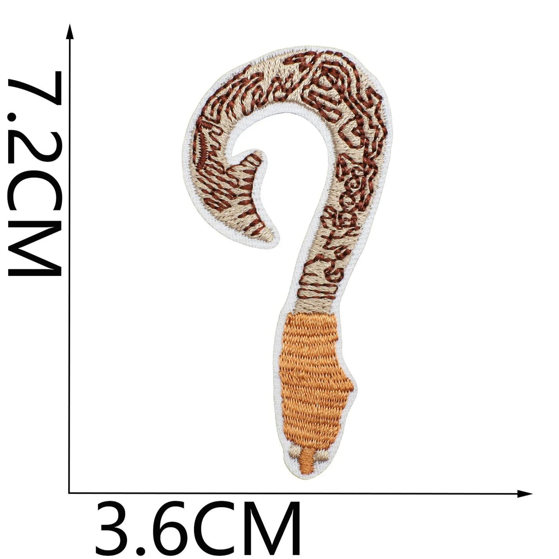 Moana 'Maui’s Magical Fish Hook' Embroidered Patch