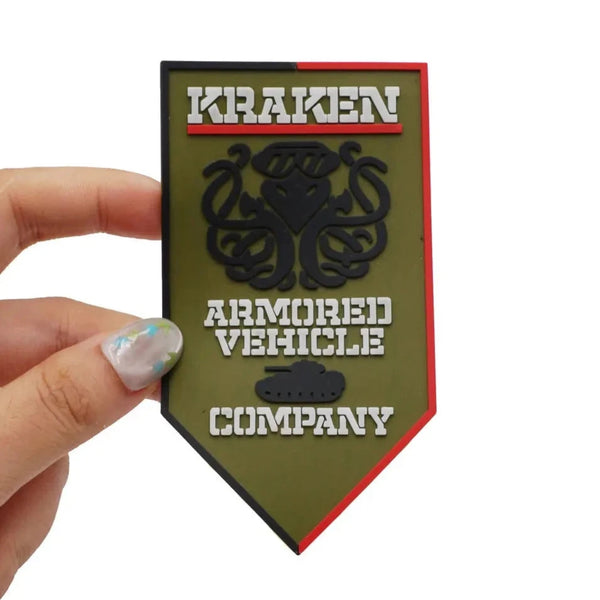 Emblem 'Kraken Armored Vehicle Company' PVC Rubber Velcro Patch