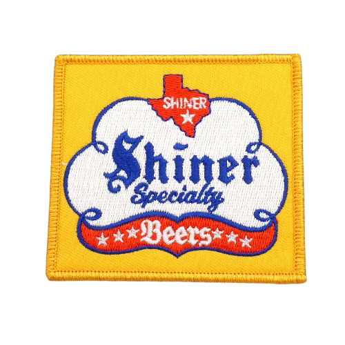 Cool 'Shiner Specialty Beers Logo | Square' Embroidered Velcro Patch